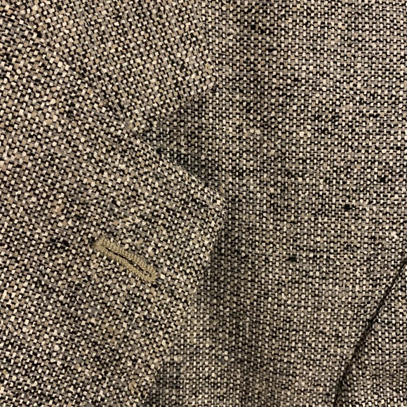 Towncraft size 40R mens blazer sports 100% silk 2 button clousre single vented - Picture 4 of 17